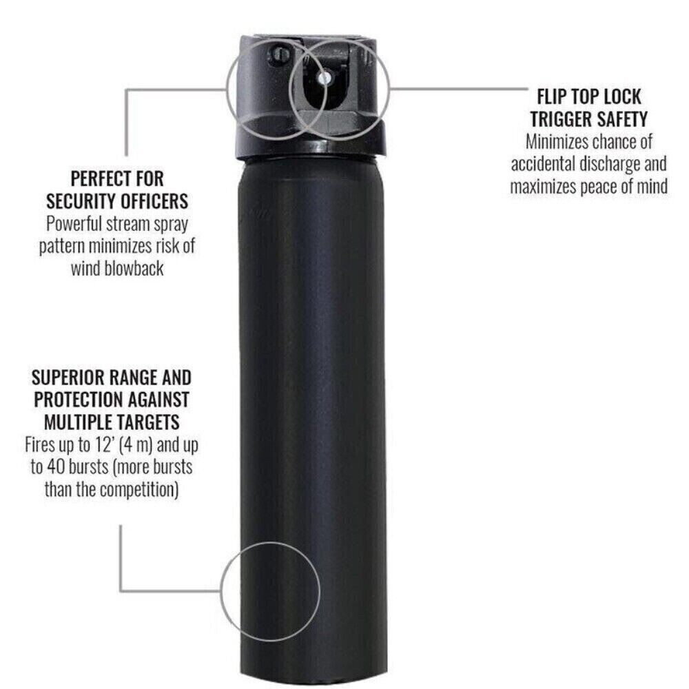 5 Pack Mace Magnum 3 Pepper Spray 110 ml MACE Foam 3.7oz