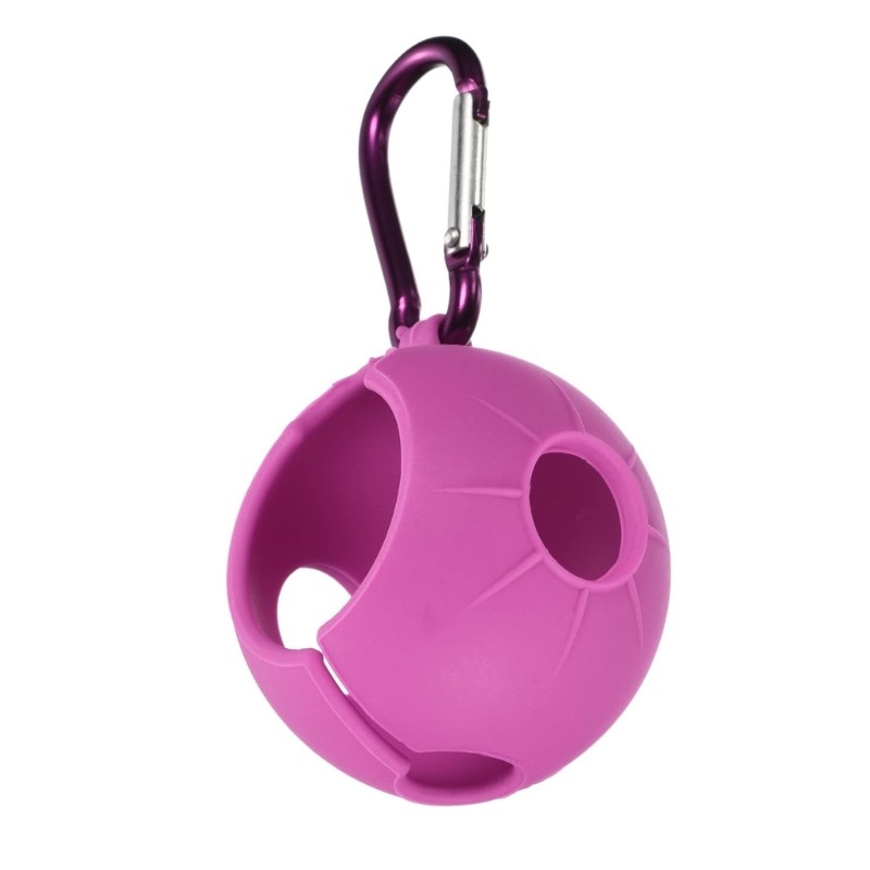 Golf Balls Holder Soft Silicone Clip with Hook, Golf Balls Sleeve Balls Cover