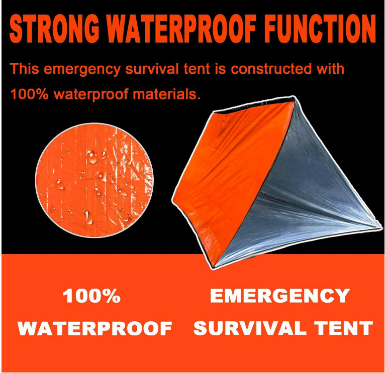 Life Tent Emergency Survival Shelter – 2 Person Emergency Tent – Use as Survival