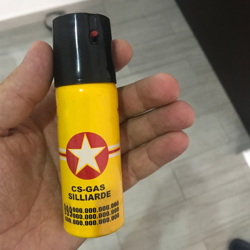 2 Bottles Pepper Spray – Yellow Maximum Strength OC Spray, 10ft, 25 Bursts