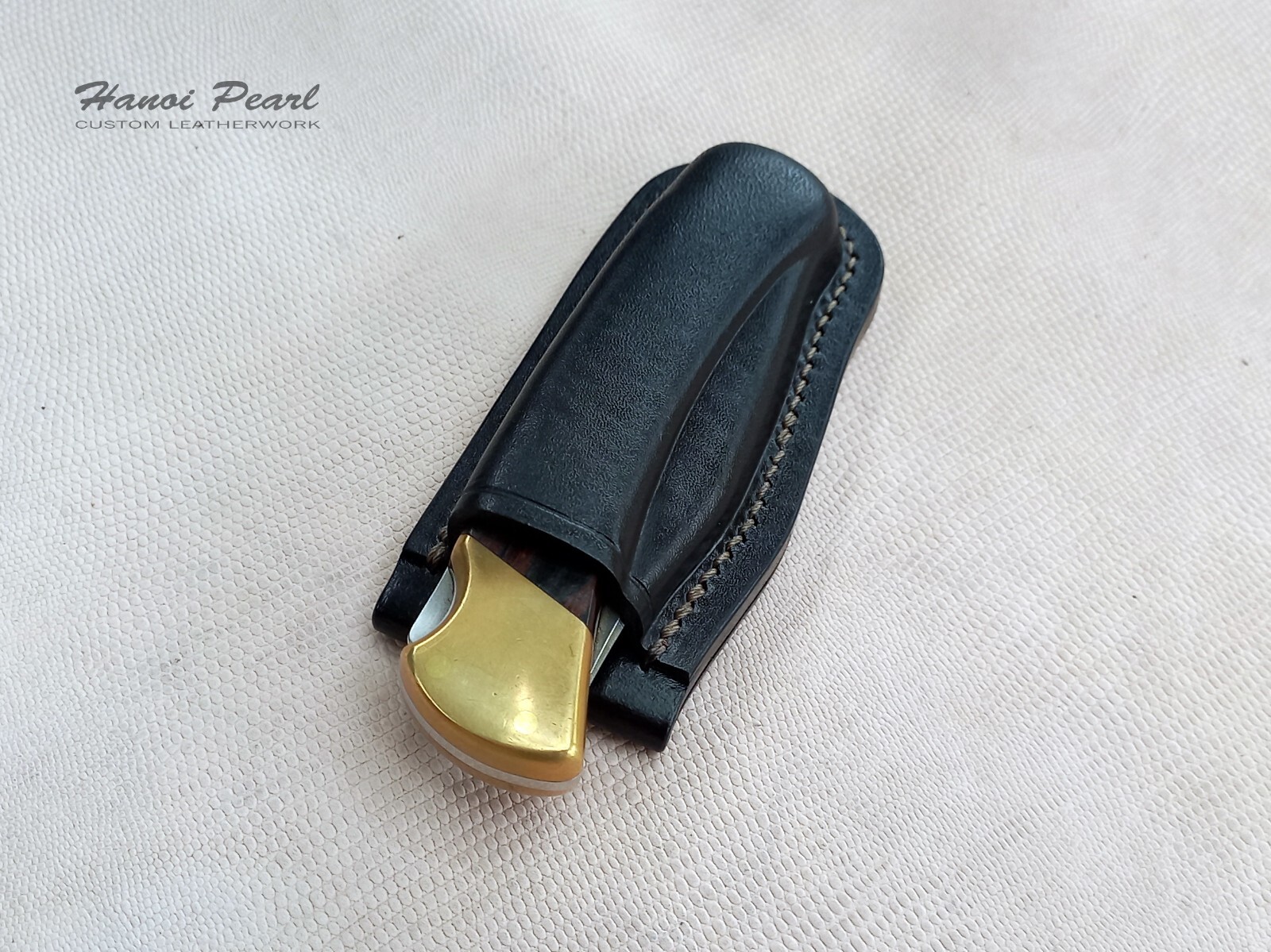 Custom Buck 110 Sheath | Vertical Belt Loop Sheath | Right Handed Sheath