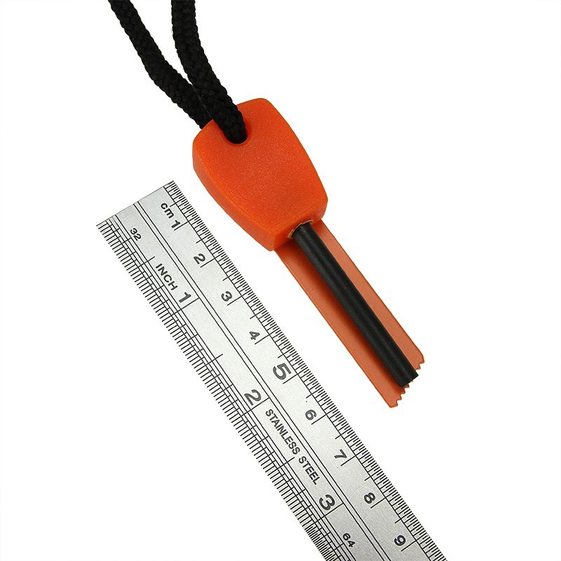 10x 1-1/2IN Mini Emergency Flint Fire Starter Rod Lighter Magnesium Camping Tool