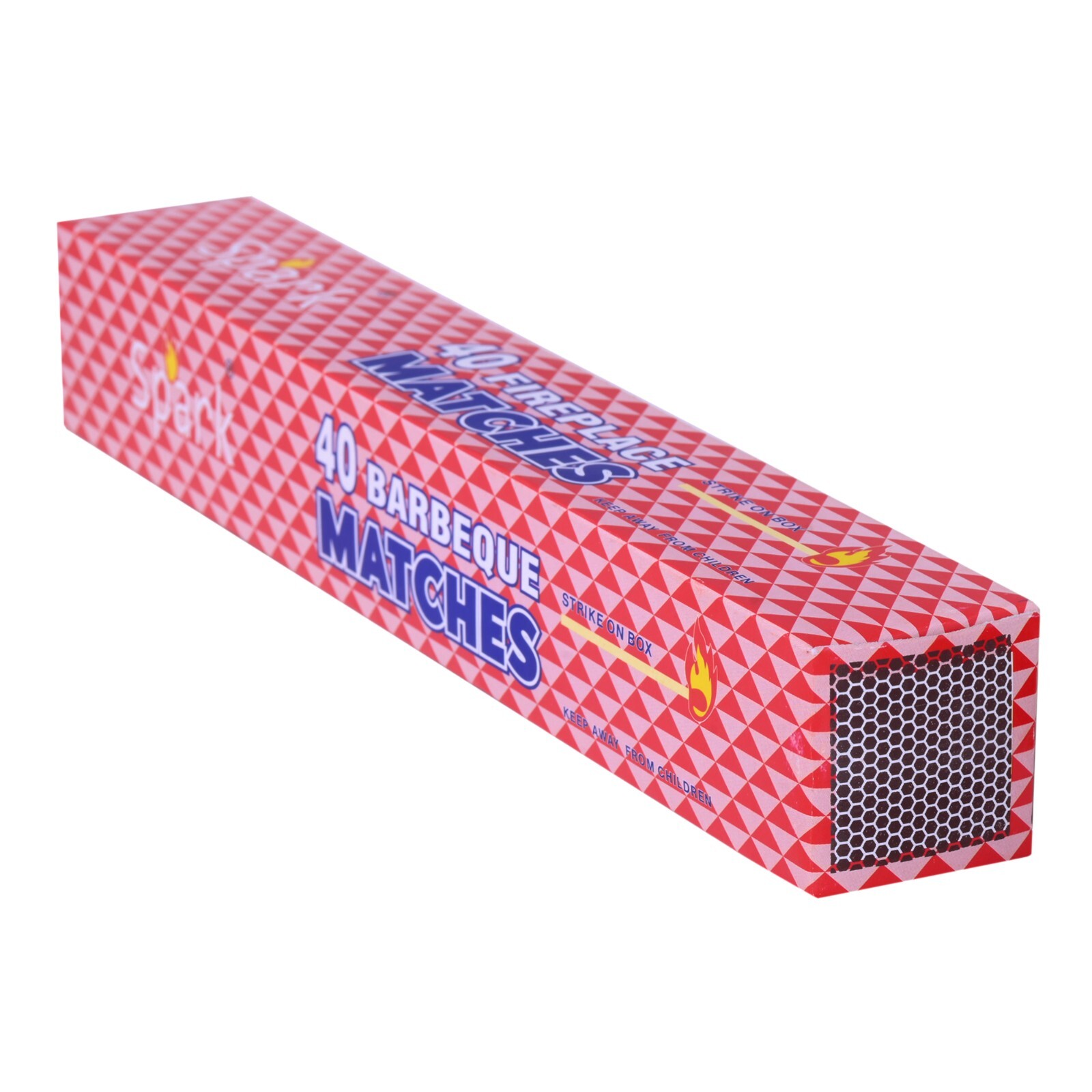 Spark Pack of 13 x 40 (520 Matches) Long Wooden Matches 11″ BBQ Barbeque Lot