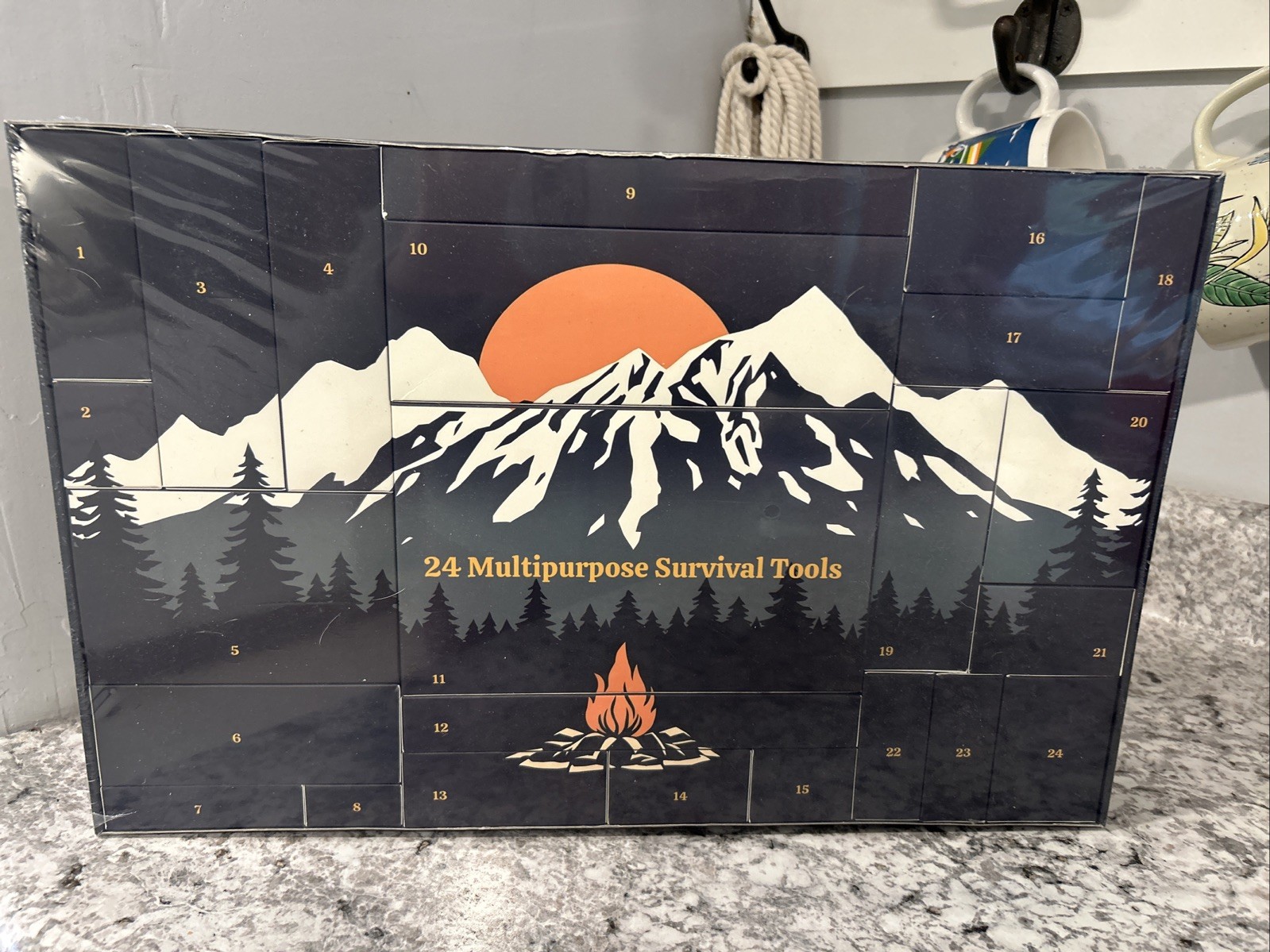 New Man Gift 24 Multipurpose Survival Tools Advent Gift