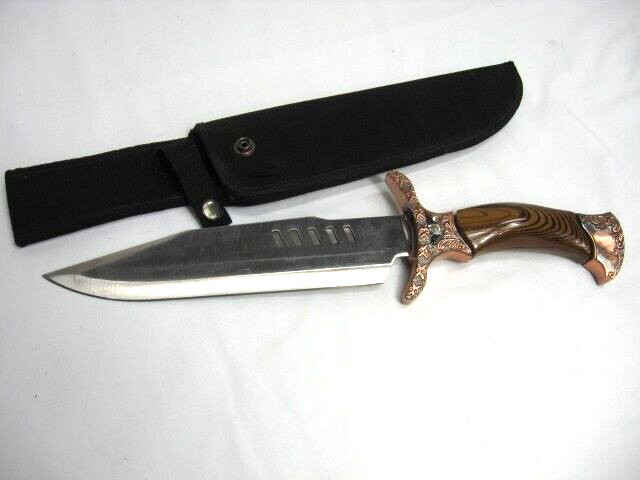 rmk99 Decorative 14.5″ Maxam Bowie Knife Resin Handle Dbl Layer-Sheath st135