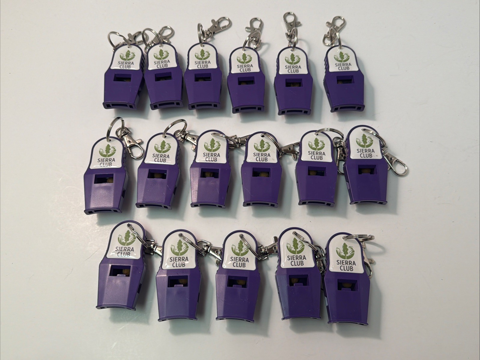 Seventeen (17) Emergency Search-Rescue Whistles 4 Life Saving Survival Kits BSA