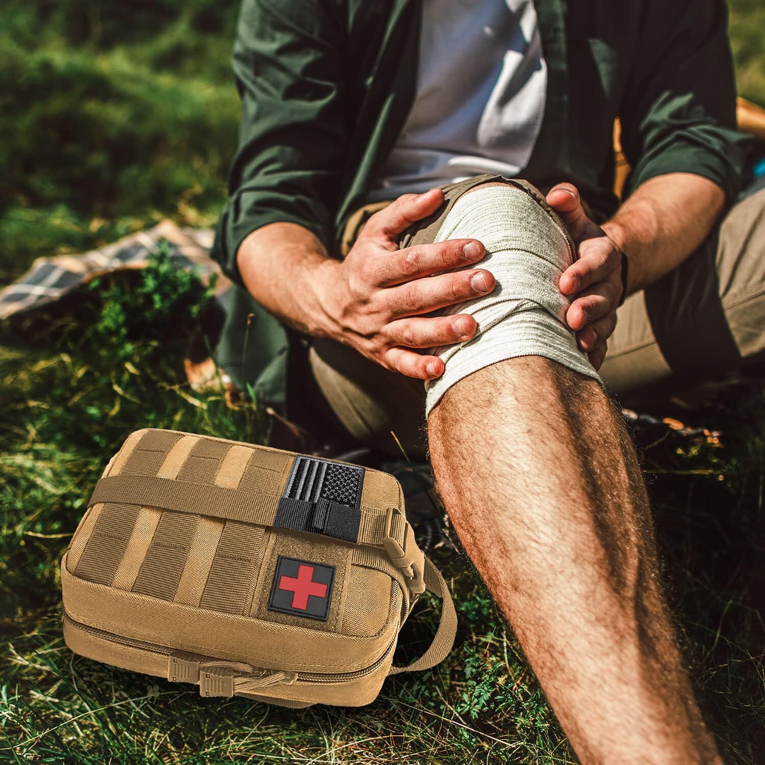 Rip-Away IFAK Tactical Medical Pouch Military EMT First Aid Molle Utility Pouch
