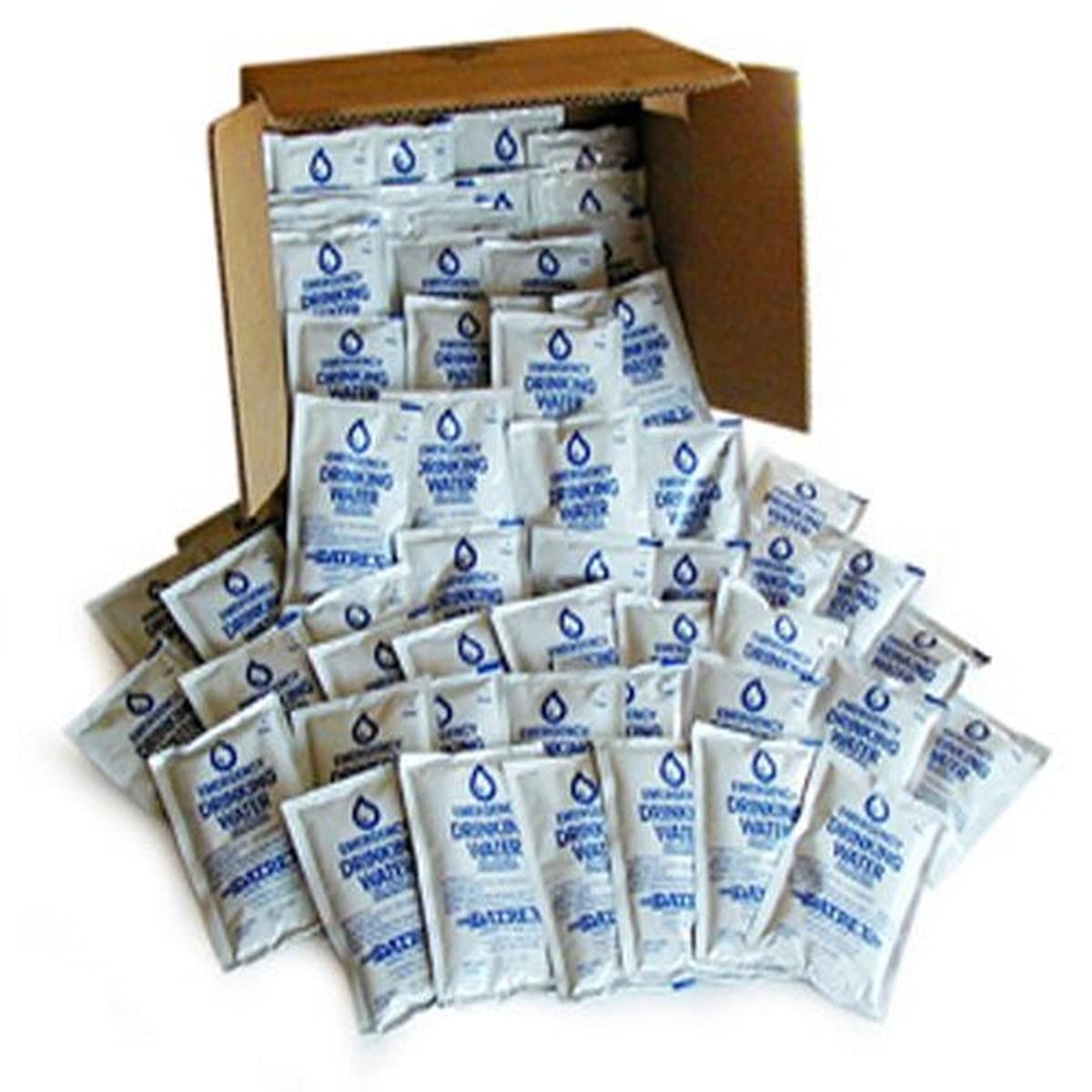Datrex Emergency Survival Water Pouch (Pack of 4.23 Fl Oz 64), WHITE