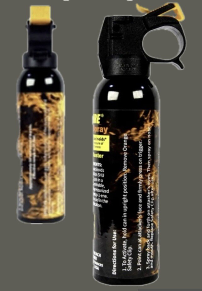 USA FOGGER Wildfire Pepper Spray 1. 4 9 oz POLICE SELF HOME Defense FIREMASTER