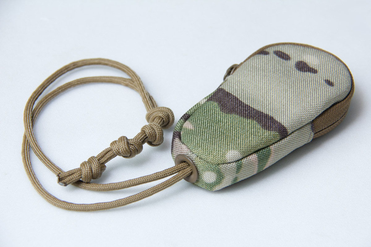 Milspec Monkey MSM Lanyard Zippered Key Ring Coin Pouch Carrier See Colors Below