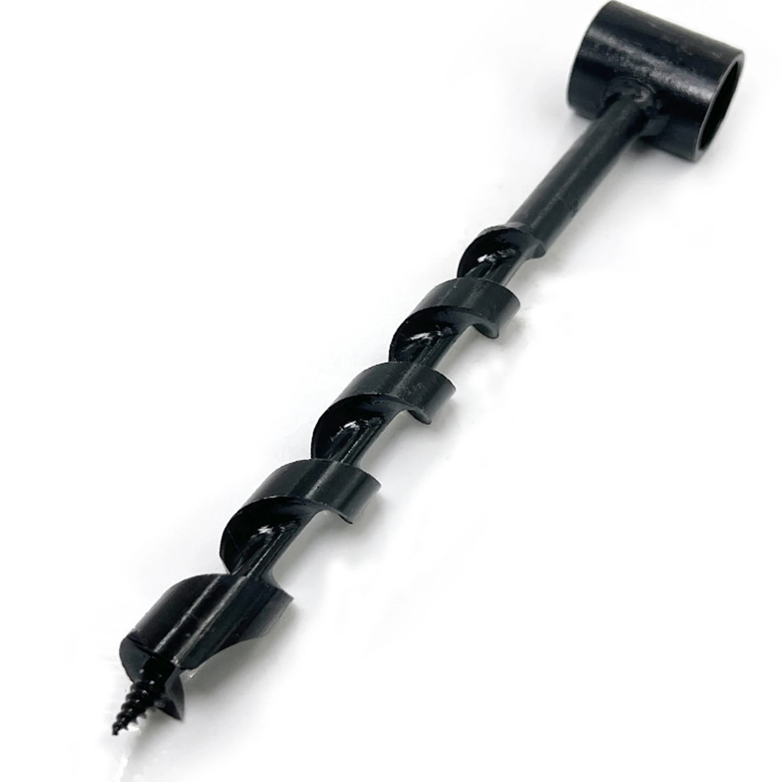 Pintudy Portable Hand Wood Punch Manual Auger Drill Bush-Craft Carbon Steel Surv