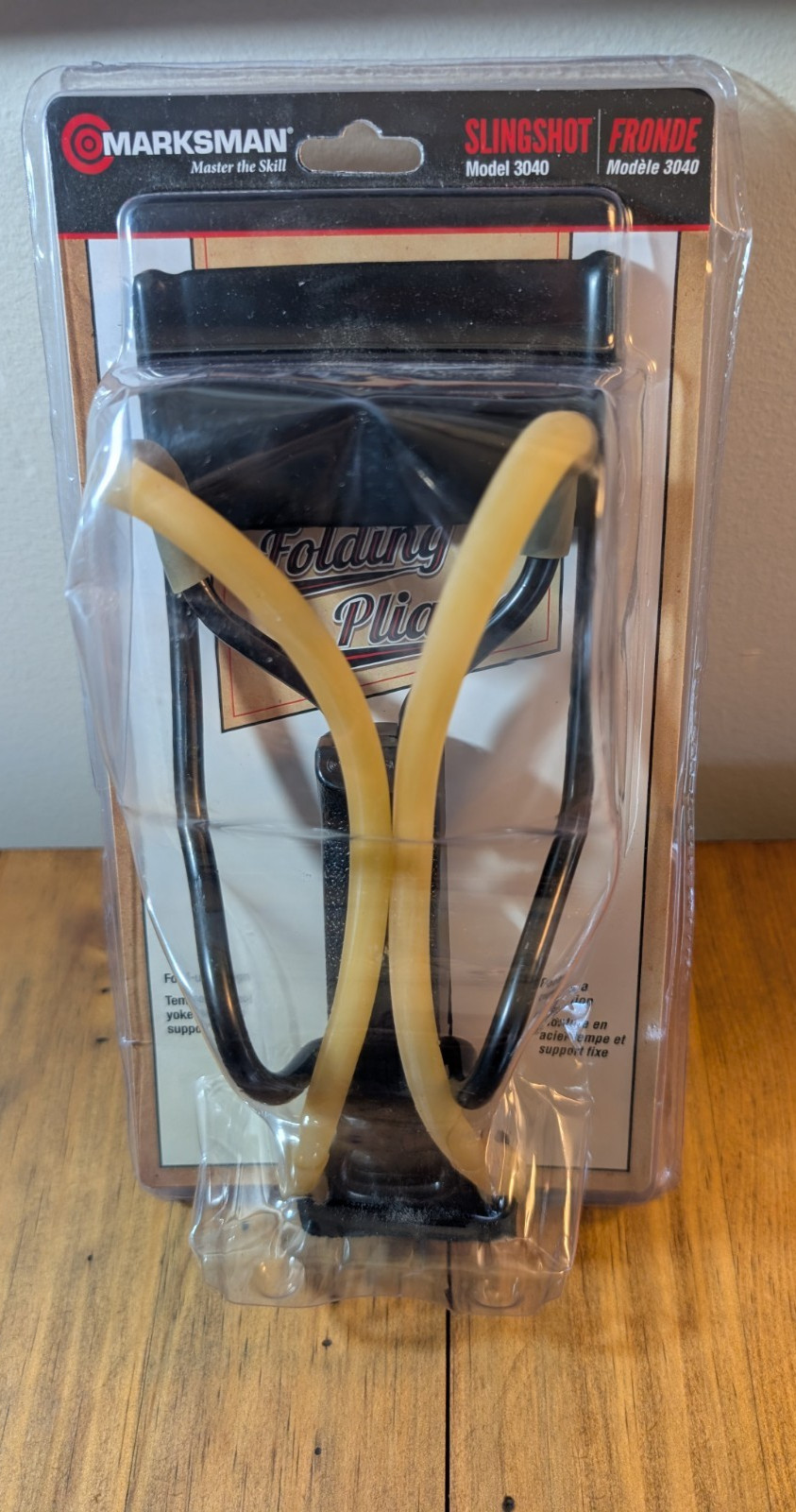 Marksman Pack-A-Long Folding Slingshot 3040 Hiking Survival NEW in Package