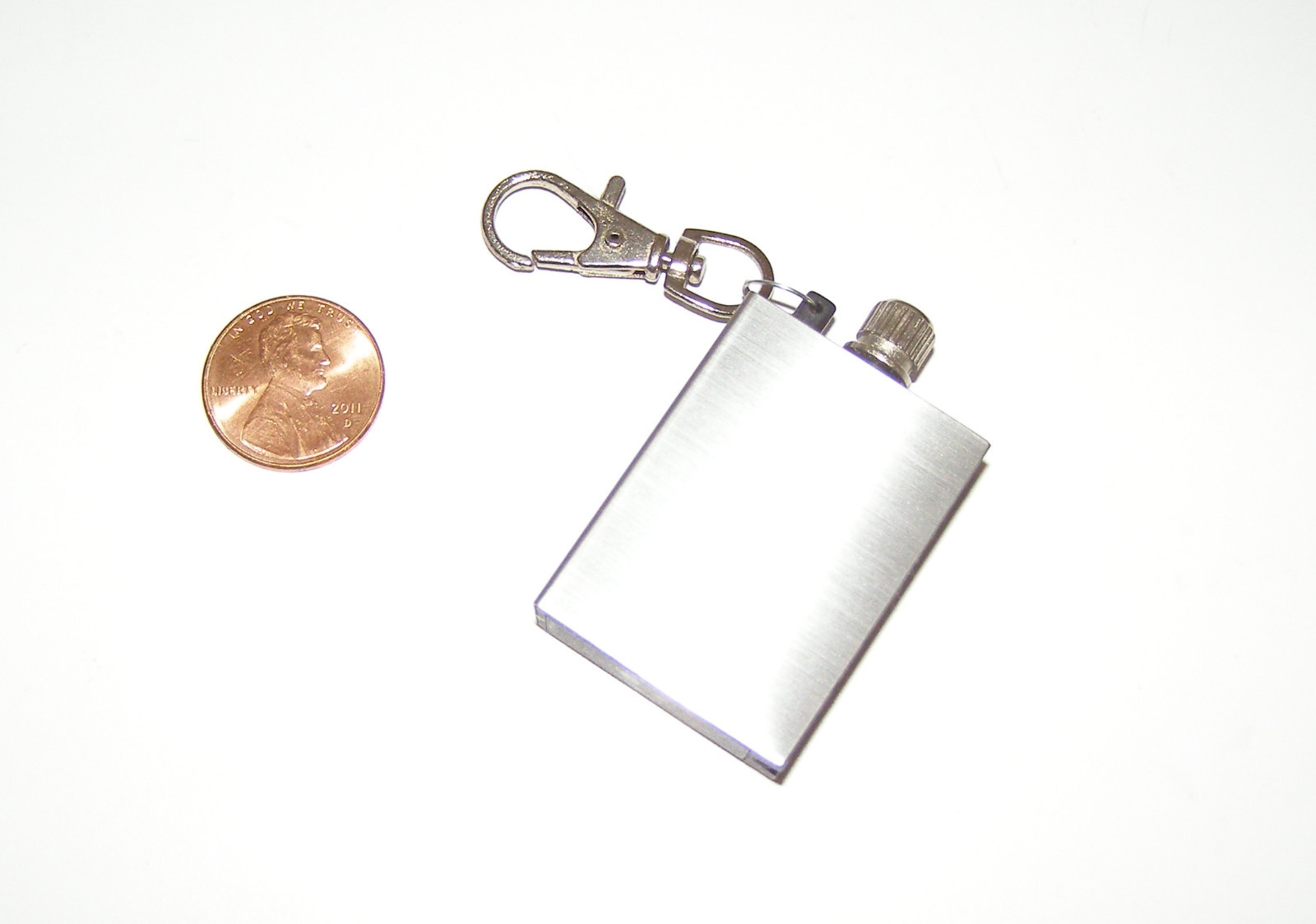 Survival Key Chain Magnesium Rod Flint Steel Firesteel Fire Striker Starter X 2