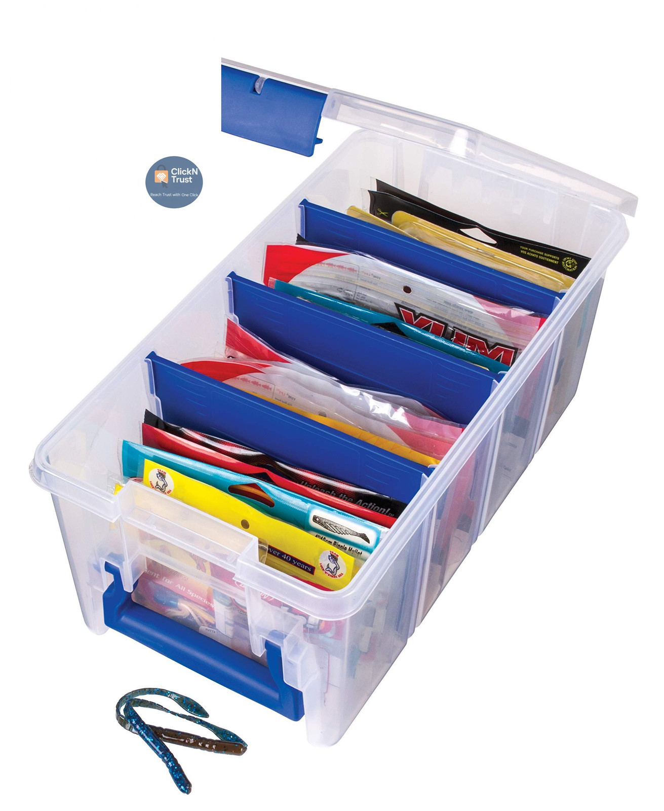 Flambeau Outdoors 4510 Clear Fishing Organizer – Super 15x8x6.25-Inch,