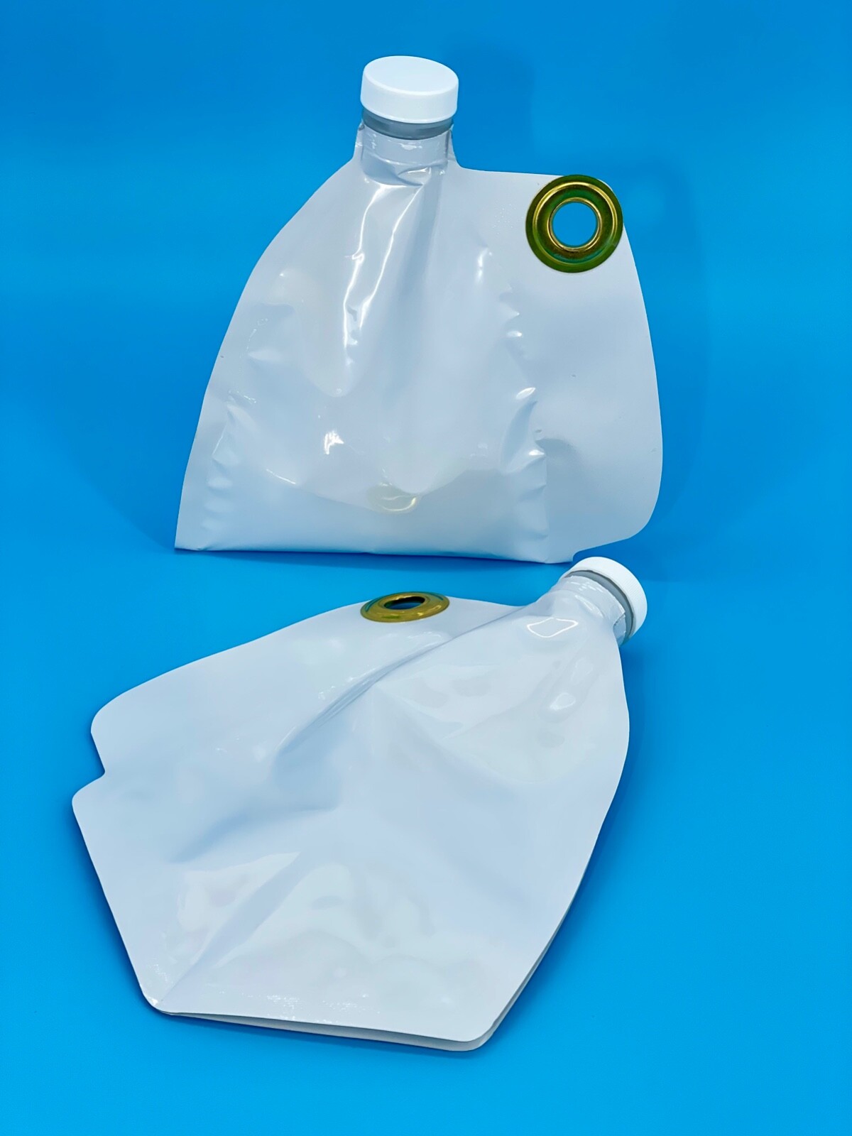 2.5 liter beverage wine beer water collapsible pouch, heavy foil material