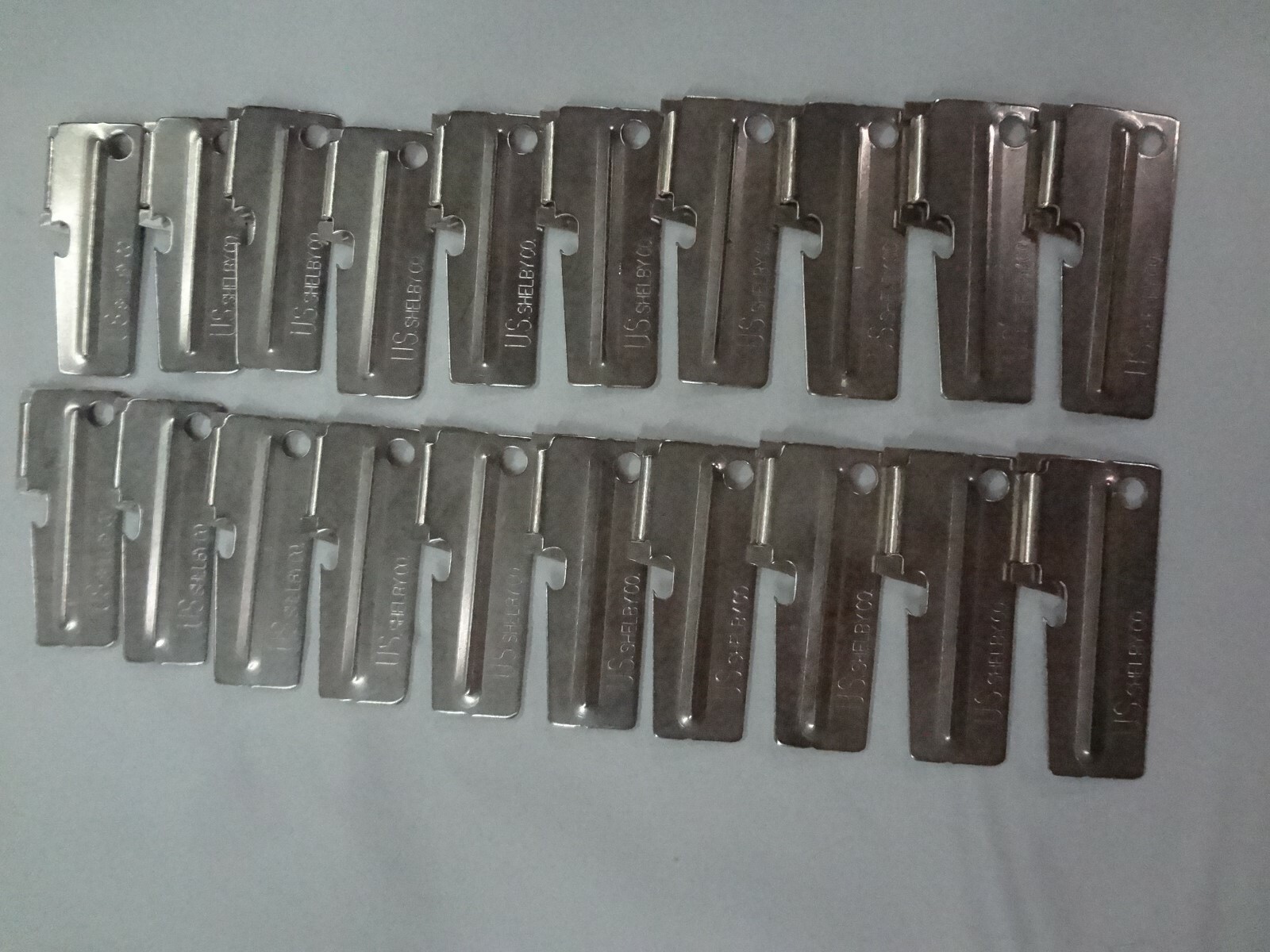 20pc Original Military Army Issue P-38 Survival Kit P38 Can Opener US Shelby NEW