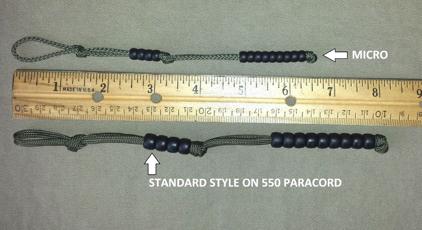 Ultra Light Micro Ranger Pace Count Beads US Veteran Made in USA Minimalist