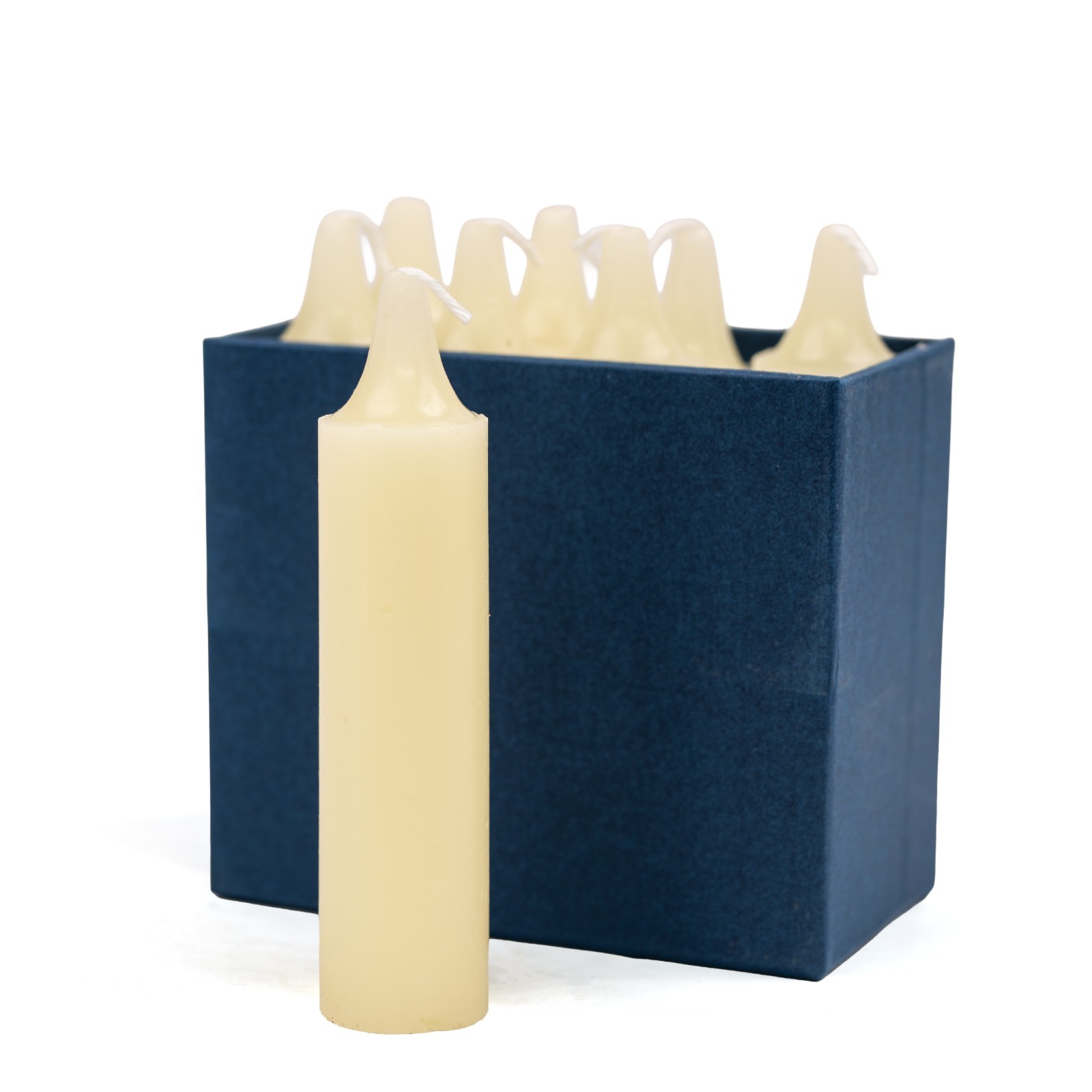 Swiss Military-Issue Bunker Candles Dripless Design Wax Construction 1″ Diameter