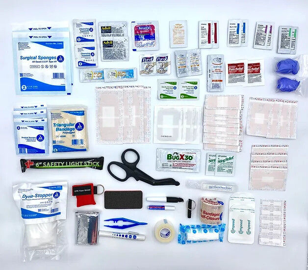 Wilderness IFAK Trauma Kit-Survival-Bug Out Bag Preparedness-Medical NAR CAT