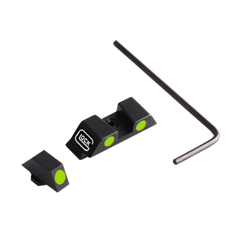 GLOW In The Dark NIGHT Sights For Glock Luminous Front And Rear Sight