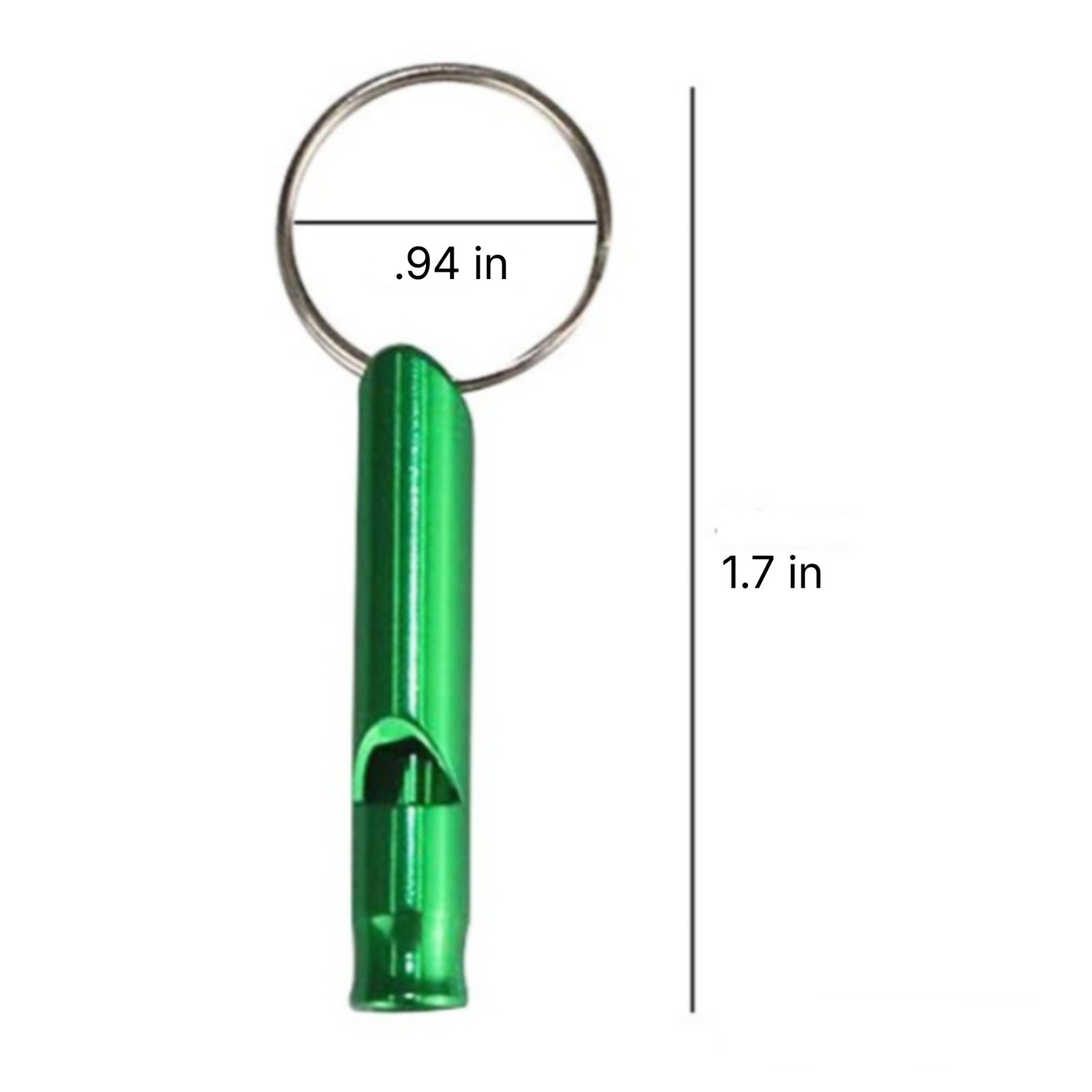 1-24pc Mini Survival Emergency Whistles Keychain Camping Hiking Outdoor Tool