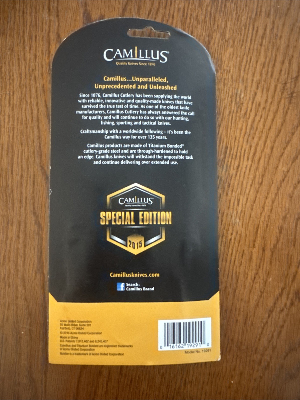 Camillus Nimble 6.5″ Survival Knife Set Keychain Whistle Compass Firestarter
