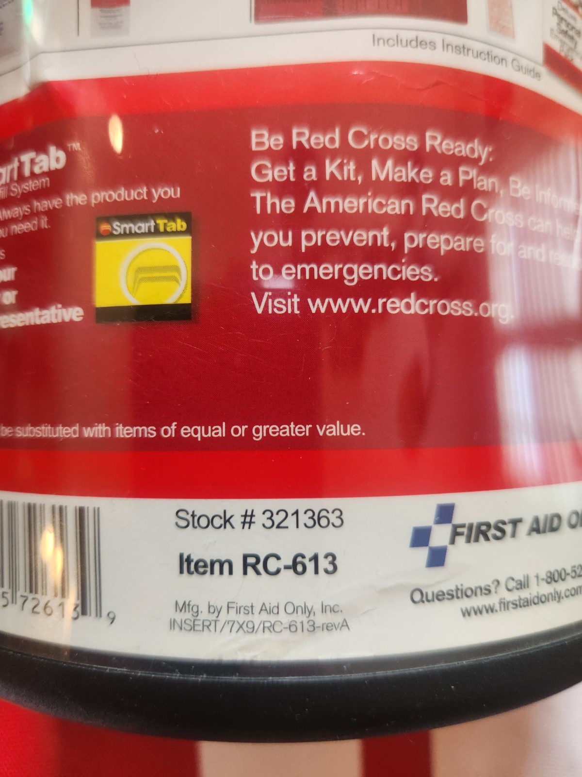 American Red Cross Bug Out Bag Basic Emergency Kit Backpack