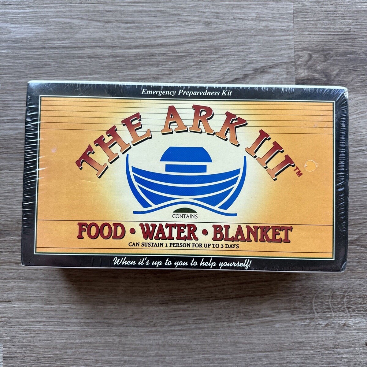Emergency Preparedness The Ark III Food Water Survival Kit 1 Person 3 Day Sealed