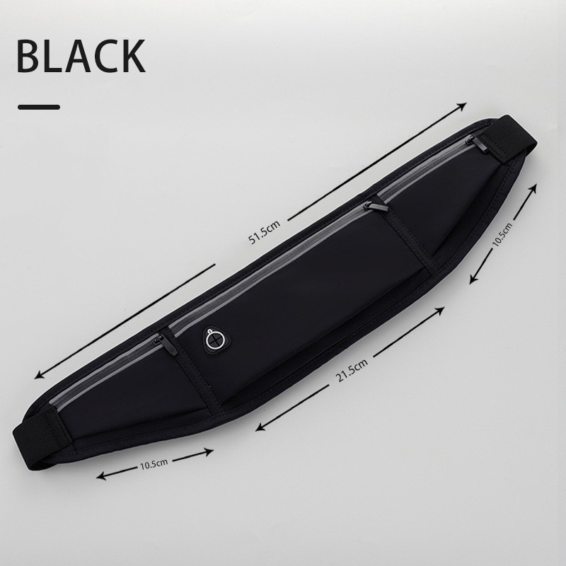 Outdoor Waterproof Invisible Running Waist Bag Sports Fanny Pack Men Women