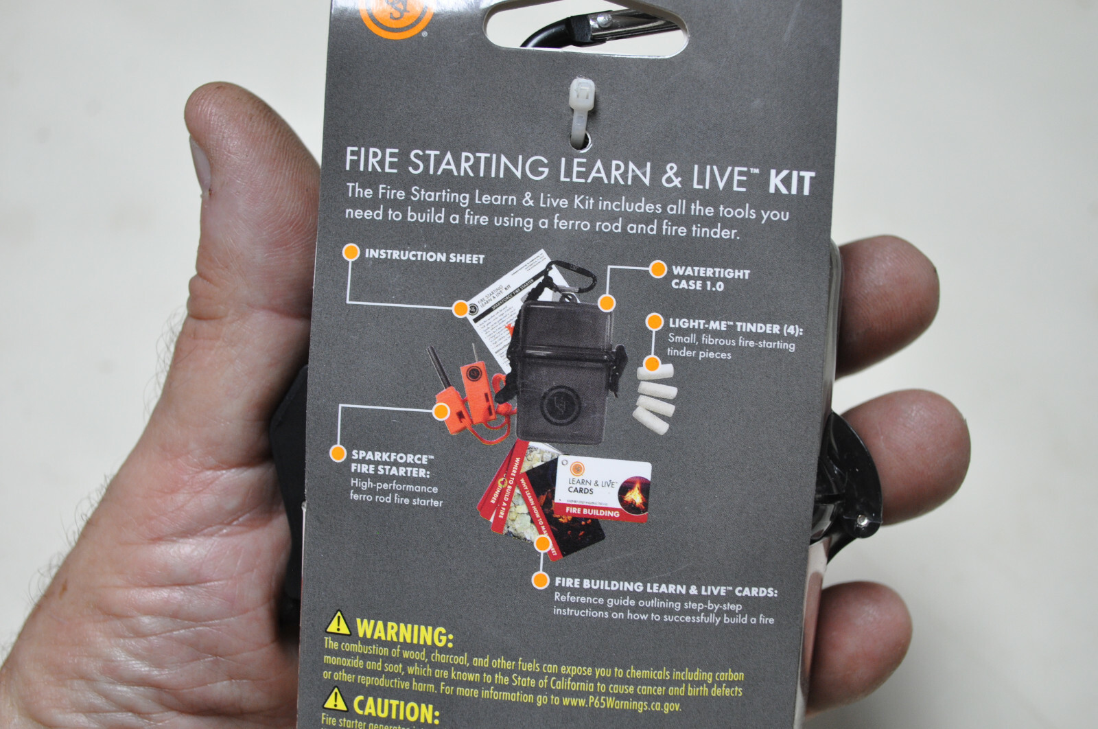 UST Learn and Live Fire Starting Kit, New Unused Cond, See Pictures for Content