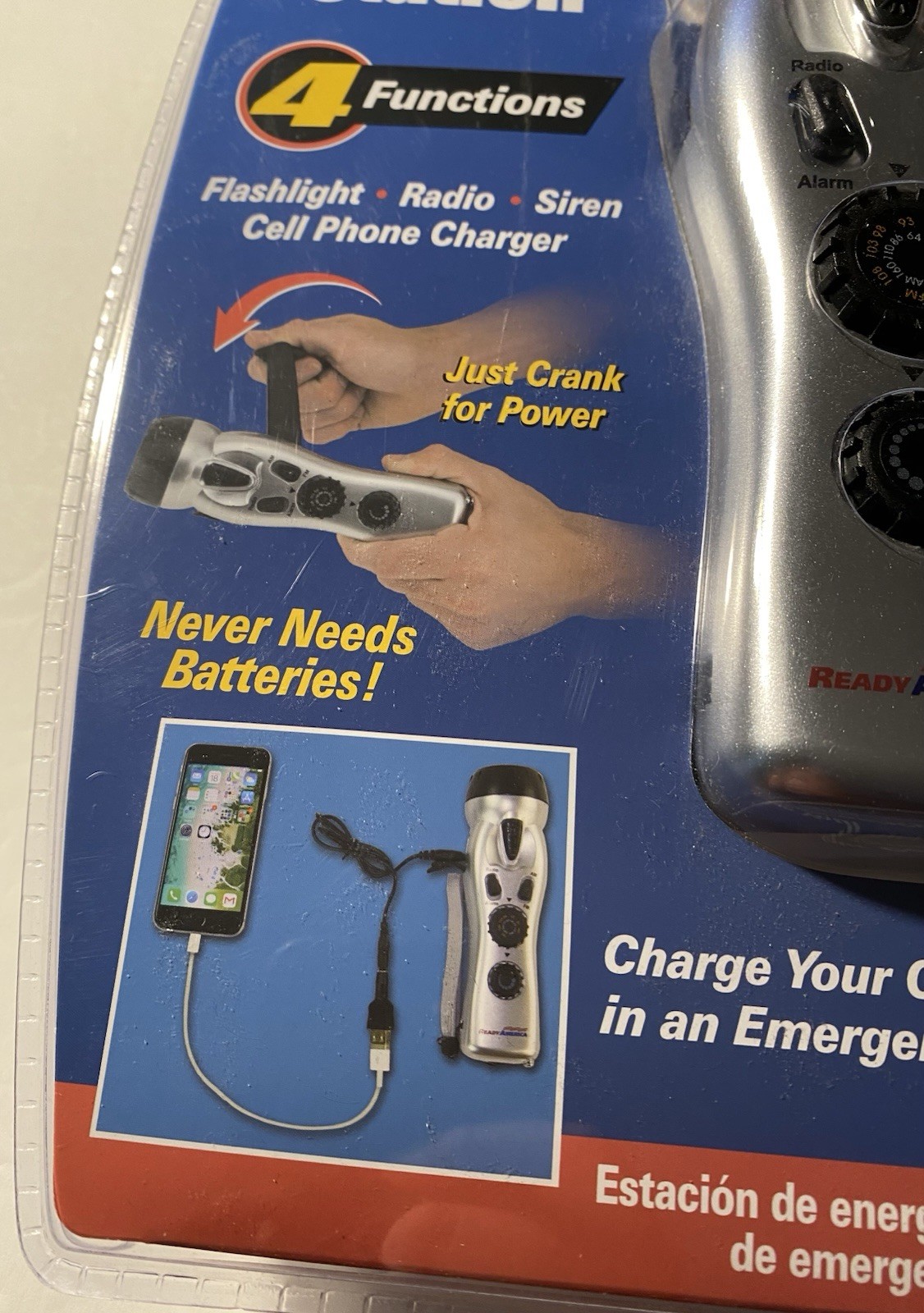 Ready America Emergency Power Station Flashlight Radio Phone Charger Lot Of 2.