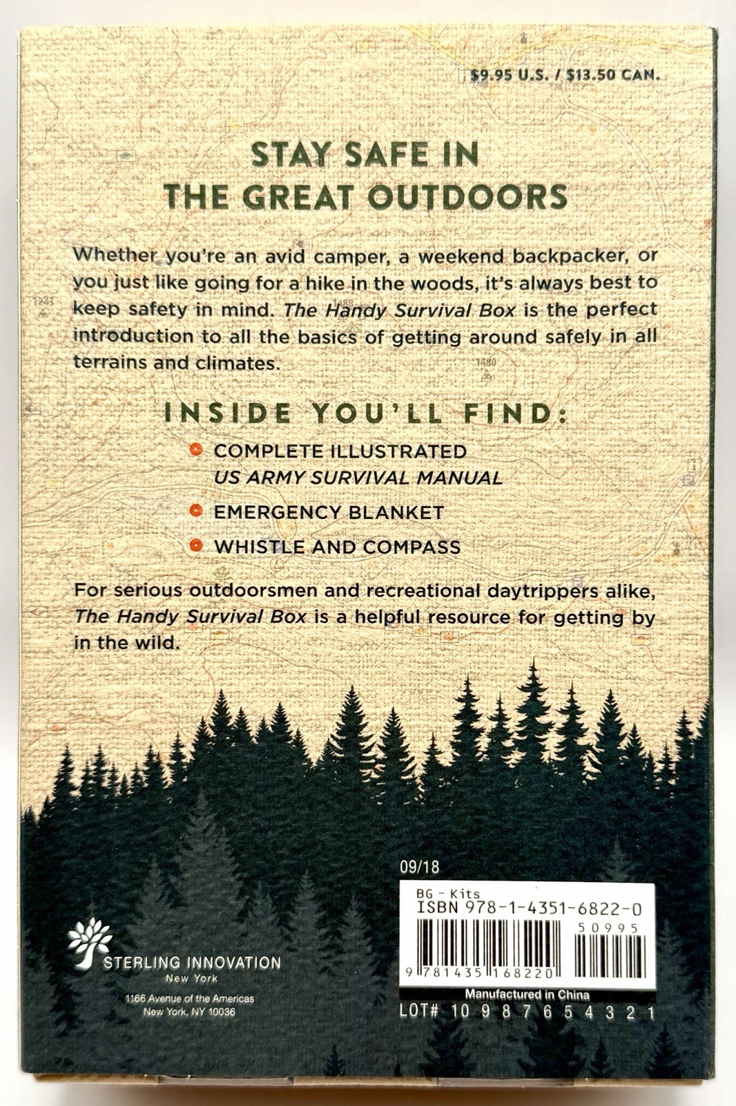 Handy Survival Box Sealed Emergency Kit Compass Blanket Outdoor Set