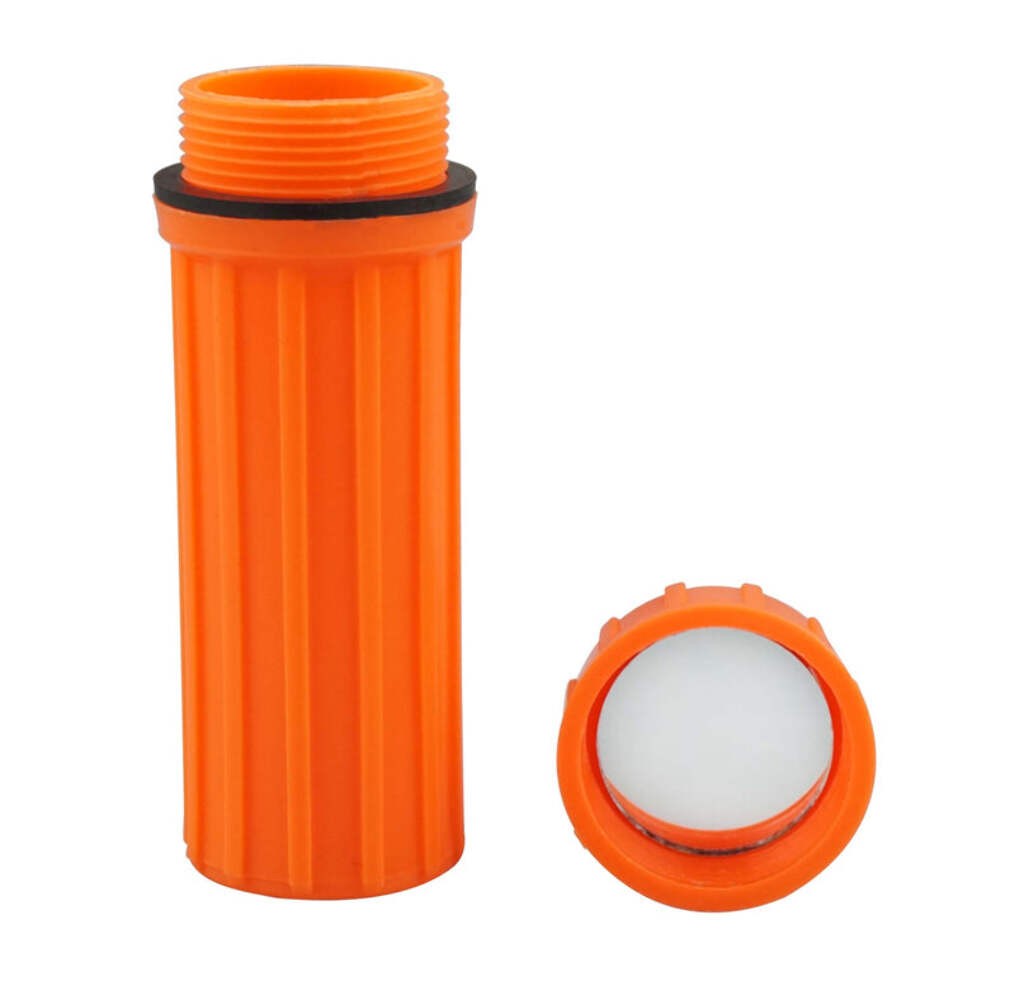 3-IN-1 Orange Waterproof Match Storage Box Great For Storing Gold Nuggets!