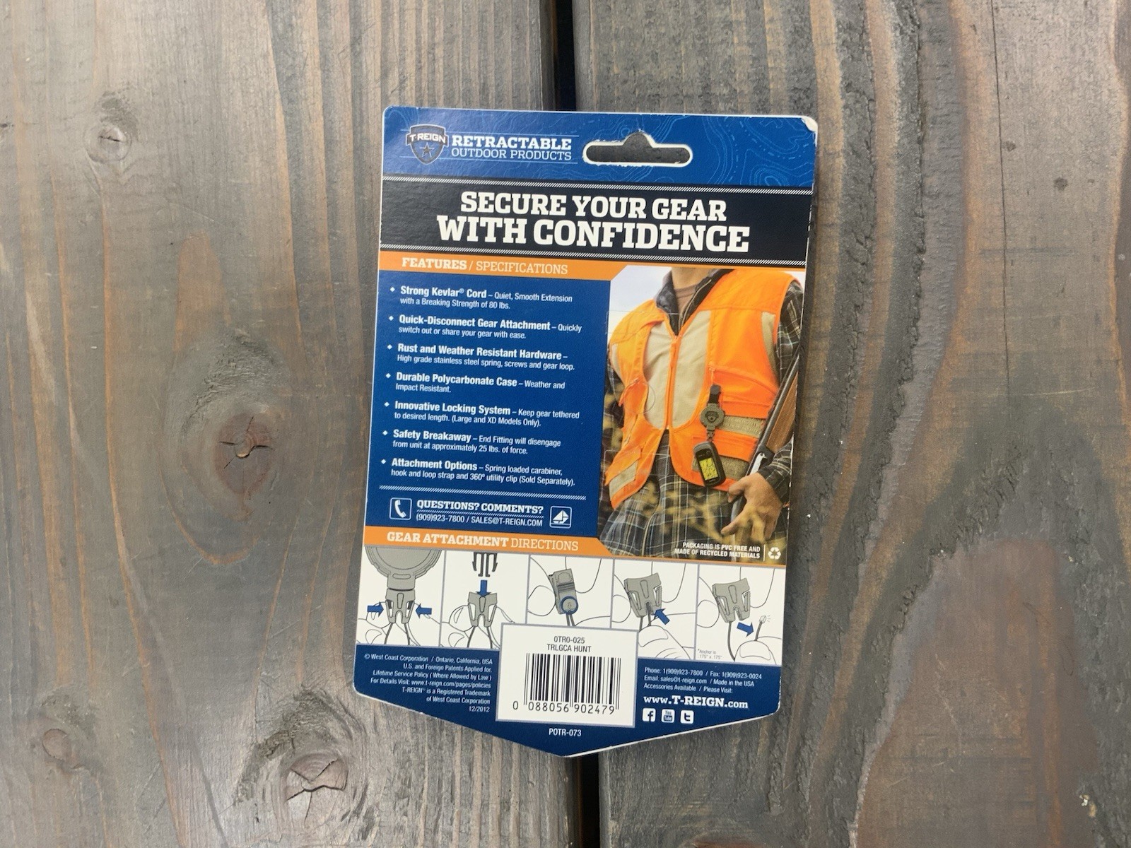T-Reign Medium Retractable Heavy Duty Retractable Tether 48¨ Made with Kevlar