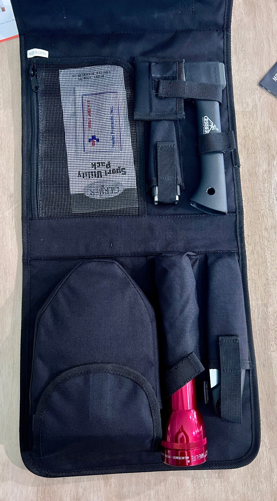 Gerber Off-Road Survival Kit Model 05635; Hatchet, Flashlight, Multitool Etc
