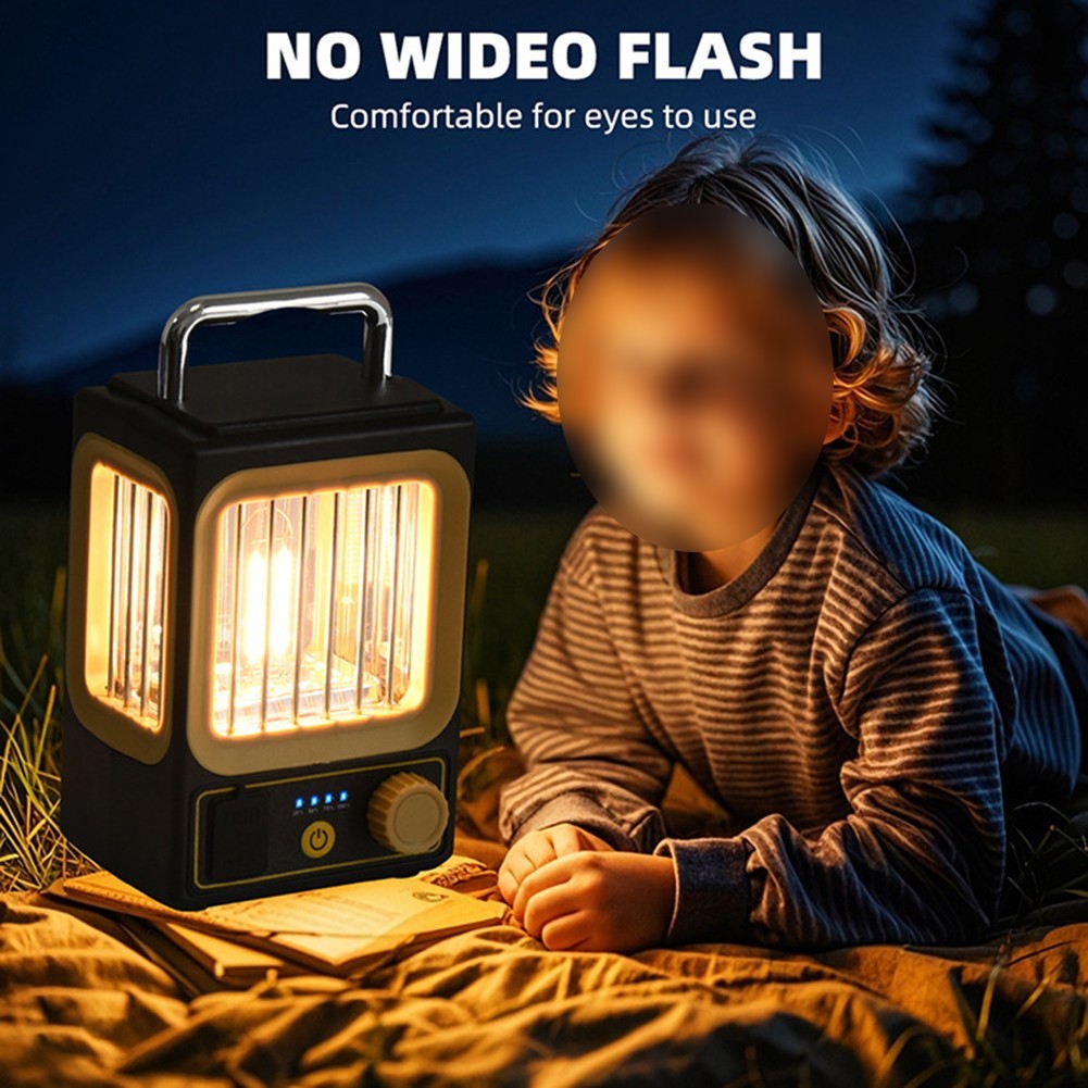 Flexible Brightness Control Solar Lantern Ideal for Various Outdoor Settings