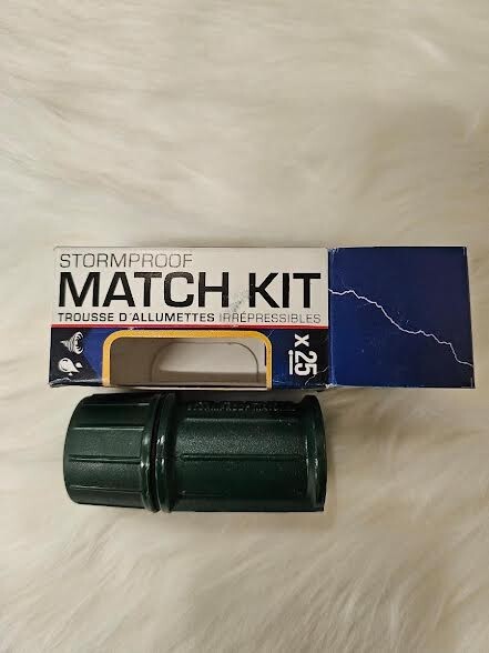 UCO Stormproof Match Kit Waterproof Case, 25 Stormproof Matches and 3 Strikes