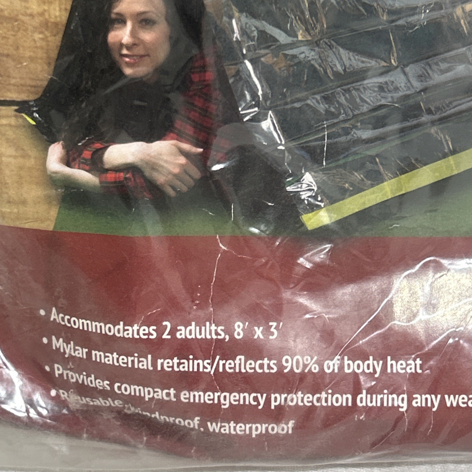 Camerons Emergency Tent 2 Person Thermal Tent Wind Water Proof, Protection NEW