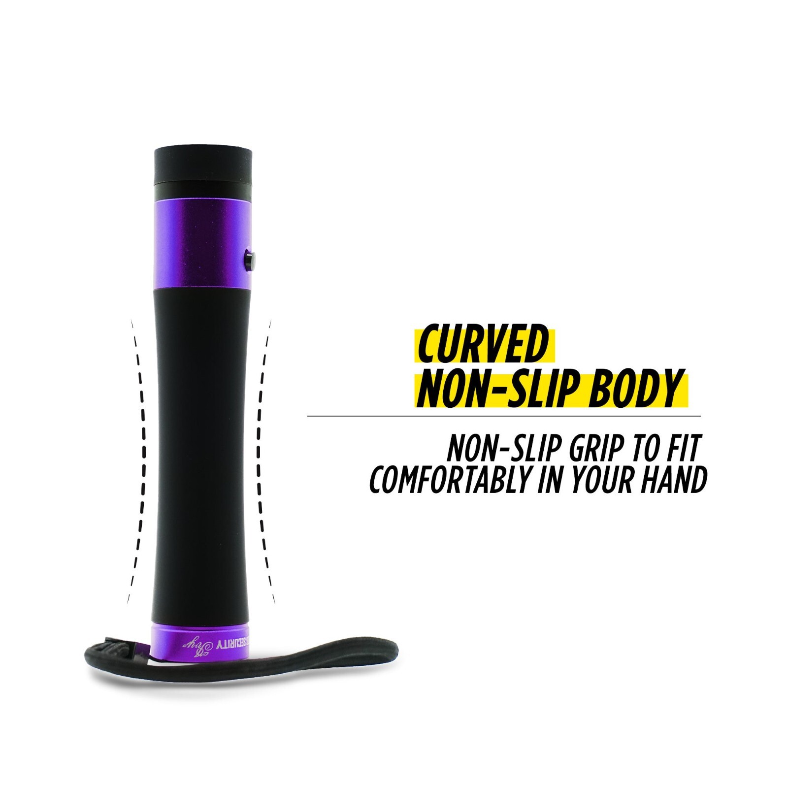 Stun Gun Ivy with Flashlight | 110 Lumen Rubberized Grip