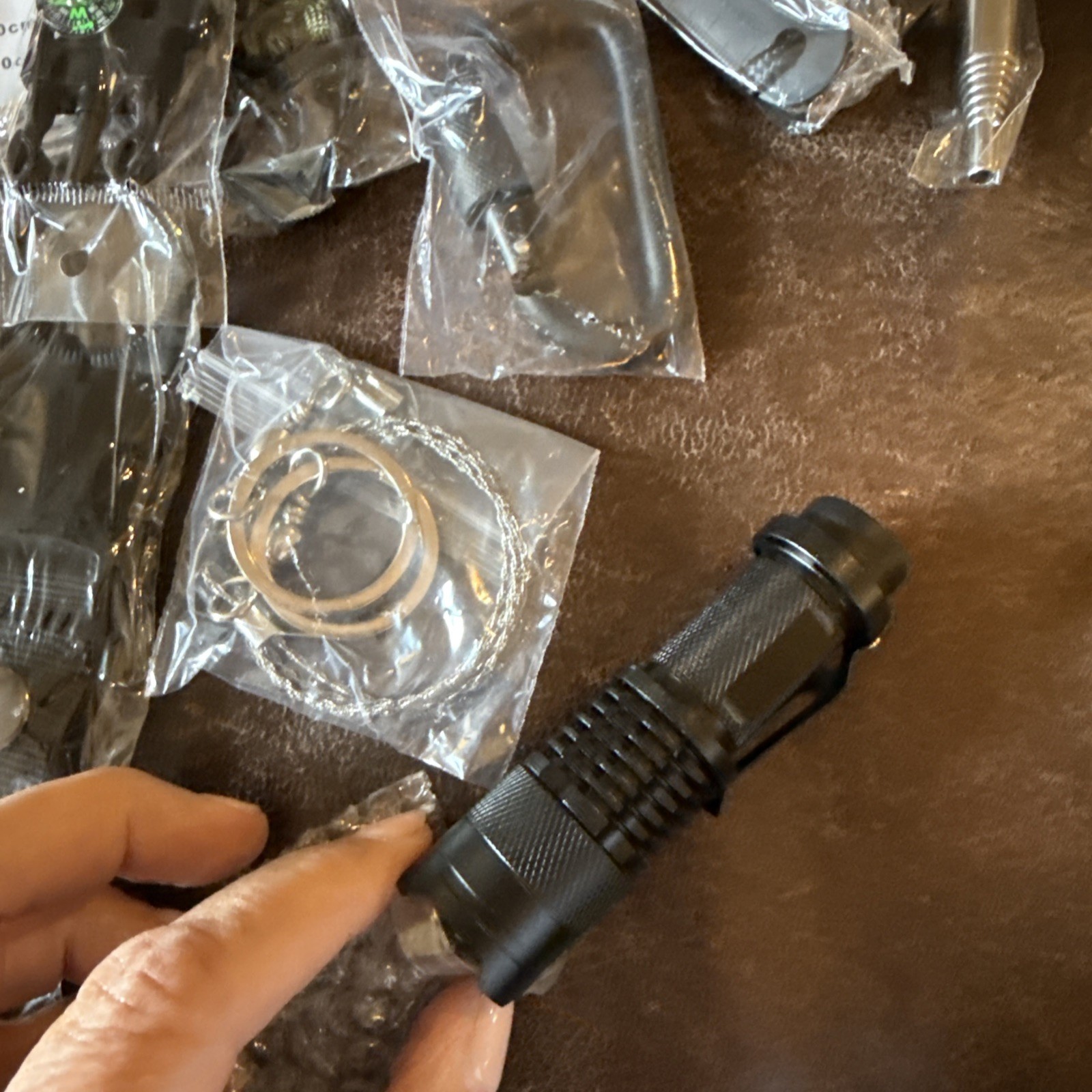 New 14 piece survival kit in hard black case