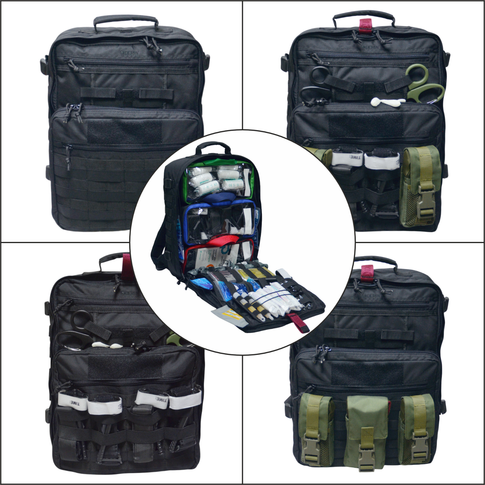 Tactical Medical Backpack – 20L MOLLE First Aid EMT Trauma Bag