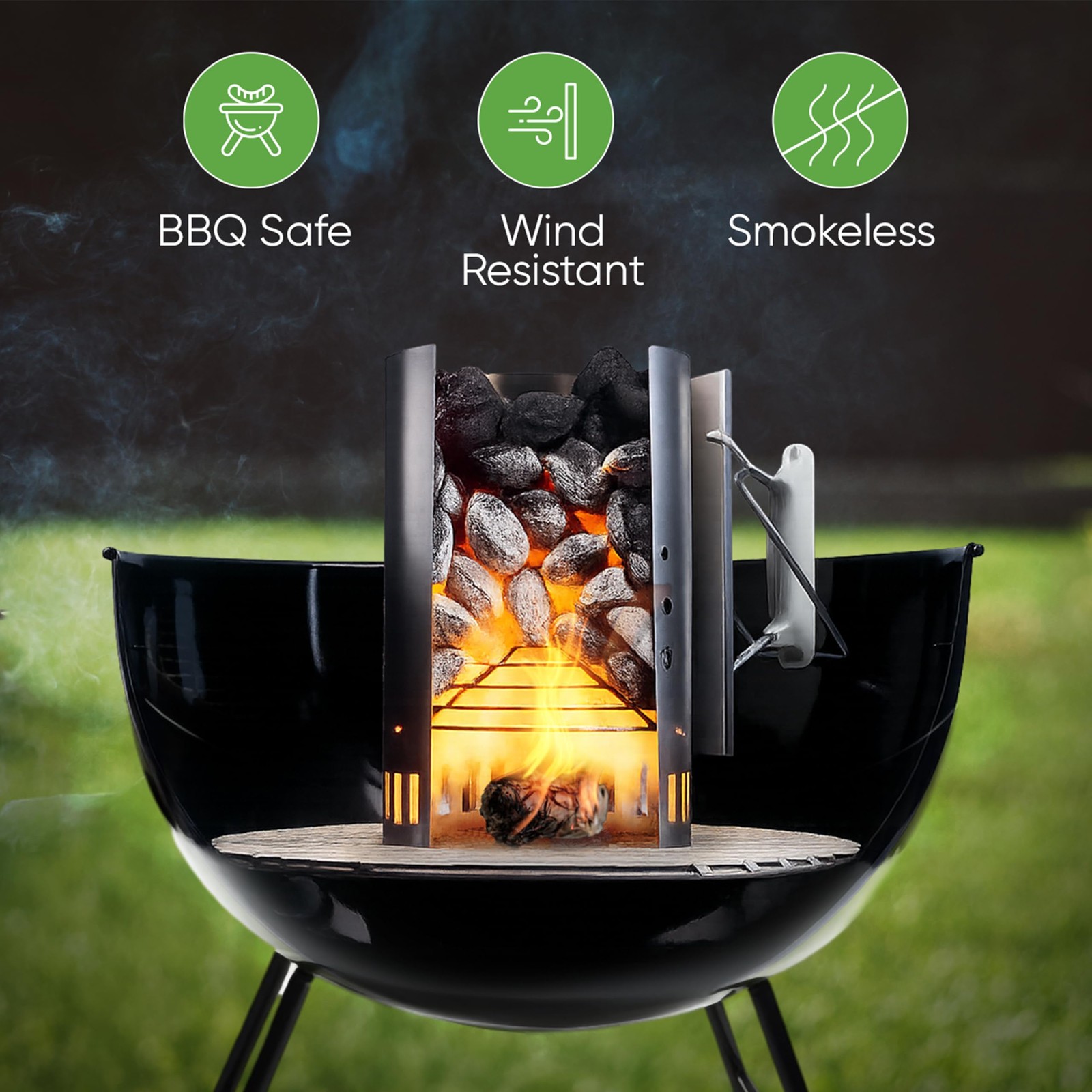 Inflame Fire Starters 130 pcs for Campfires, Grill, 130 pieces