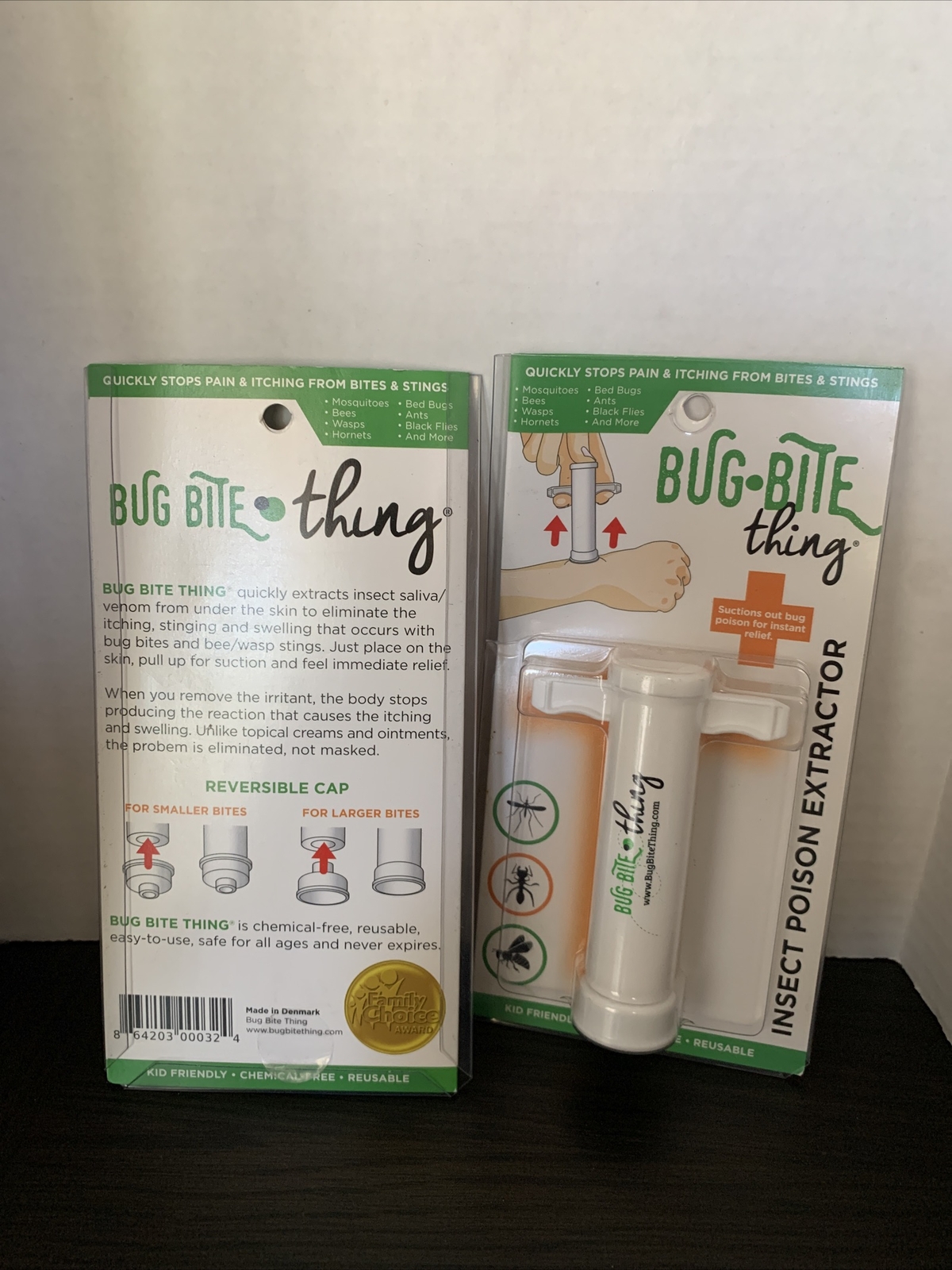 BUG BITE THING Suction Tool Poison Remover Insect Bite and Sting Reusable!