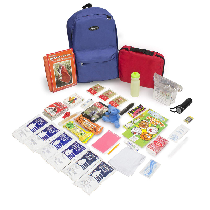 Emergency Zone – Keep-Me-Safe Childrens Deluxe 72-Hr Emergency Survival Kit –