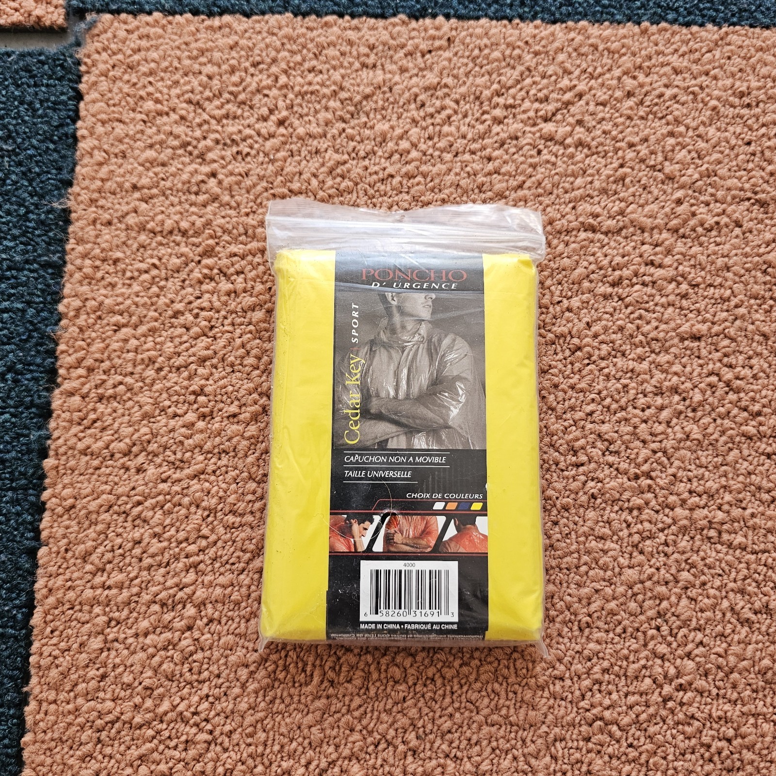 Emergency Hooded Rain Poncho Adult Disposable Camping Hiking Waterproof NEW X8a