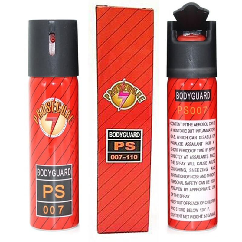 Pepper Spray 3.7oz Red Self Defense Max Strength Security Flip Top