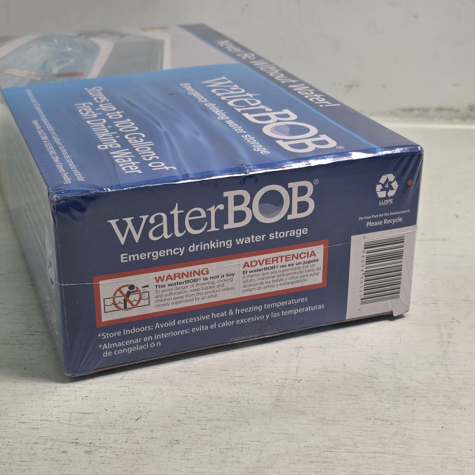 Water BOB Survival Emergency Drinking Fresh Water Storage 100-Gallons Kit NEW