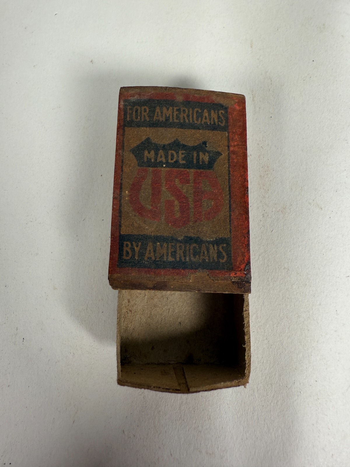 America’s Own Empty Match Box Diamond Match CO 2.5 inches Long & 1.5 inches Wide