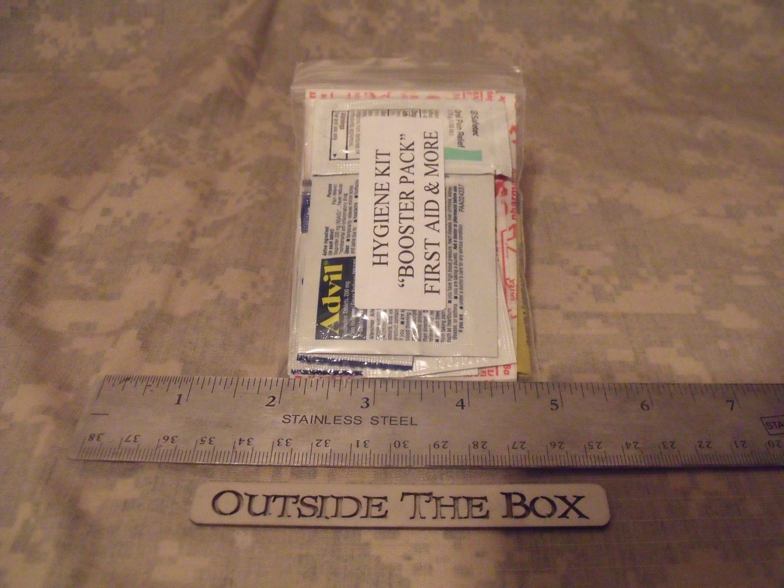 Emergency/Survival Personal Hygiene Kit: BOOSTER PACK w/18+ First Aid Items