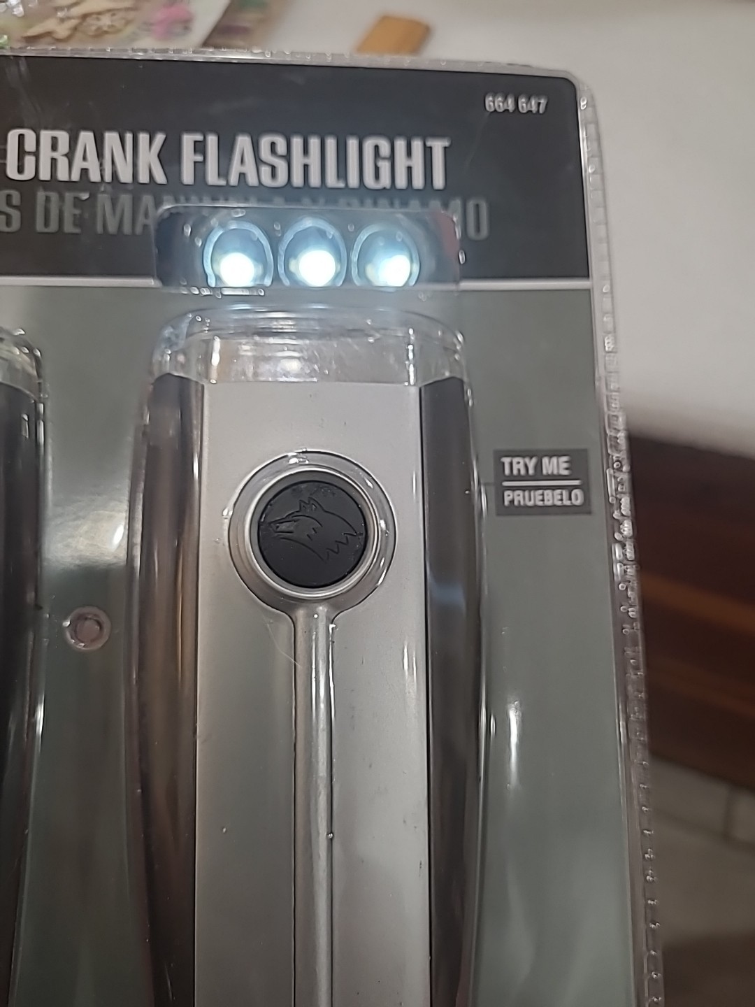 Husky 3 Pack Dynamo Crank Flashlight Survival Gear Prepare Storm NO batteries